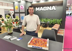 Dimitris Rafailidis from Magna. Ahead of the new stone fruit season, the company focused its presence at Freskon on these products.