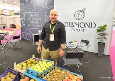 Lefteris Plastaras from Diamond Fruit. The company offers all fruits cultivated in northern Greece.