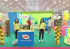 The Dole team ensured the high profile of the company’s famous bananas among exhibition visitors.
