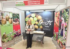 Afroditi Atzaka from Nikolitsas SA (froots Hellas) participated in Freskon during a transition phase from the kiwi season to the stone fruit season. In both categories, the company has strong commercial activity.