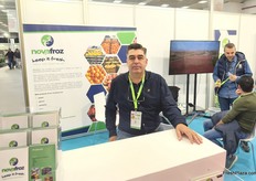 Christos Topkas from Novafroz. The company packages and exports a wide variety of fresh fruits and vegetables.