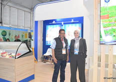 Afafe Slimani and Hassan Chakir from Fruits Congel du Nord, soft fruit grower and exporter.