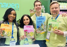 L-R: Amanda Maitland, Nitika, Disawar, Jeremy Anderson and Filip Bidzinski of Haven Greens.