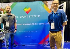 Victor Wiens and Caelin Williams of P.L. Light Systems.