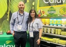 Gabriel Soltero and Isabel Valle of Calavo Growers.