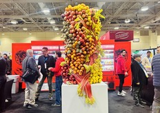 This produce statue from The Produce Counter was hard to miss.