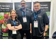 L-R: Chance Morin, Tim Sidhu and Martin Liu of Direct Source Produce Company Ltd.
