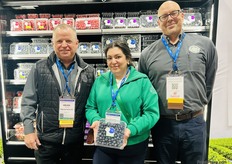 Archie Taylor, Silvia Valdez-Frausto and Kasey Kelley of Naturipe Farms LLC.