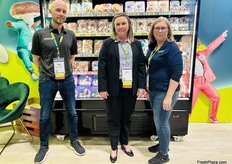 L-R: Paul Williamson, Sabrina Pokomandy and Amanda Sebele of Highline Mushrooms.
