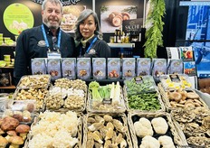 Joe Salvo and Fanny Cui of Ponderosa Mushrooms.