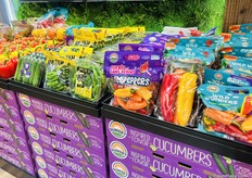 Mastronardi had a full line of colorful peppers on display.