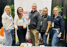 L-R: Olena Hnativ, Iryna Romanenko, Luc Mougeot, Dafne Palomino and Nicole MacDonald of DRC-Fruit and Vegetable Dispute Resolution Corporation.