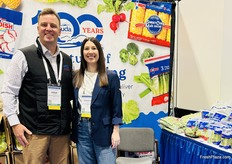 Duda Farm Fresh Foods, Inc.’s Steve Bindas and Samantha Duda.