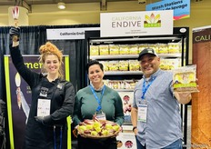 L-R: Alia Desantis, Ana Padilla and David Silva of California Endive Farms.