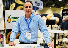 Javier Gonzalez of Brooks Tropicals at the Fresh From Florida booth.