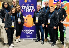 Oppy’s John Anderson (center) flanked by his team.