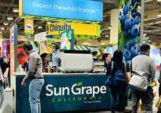 Oppy’s SunGrape booth saw steady traffic.