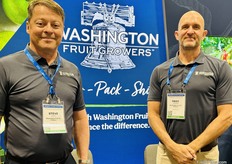 L-R: Steve Smith and Troy Howard of Washington Fruit Growers.