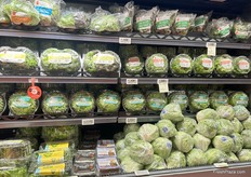 Packaged lettuces largely from Canada though some is also from the U.S.
