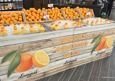 Longo’s orange juice bar with oranges from Egypt, does approximately $6,600 in sales weekly.