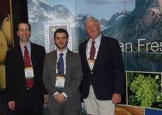 Chilean Fresh Fruit Steve Hattendorf, Andres Rodriques (Asoex) and Tom Carl Therandsen (Director North America)