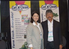San Miquel Produce / Cut'n Clean Greens Jan Berk Vice President Marketing and Roy Nishimori