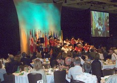 A great performance of the Calgary Fiddlers during the lunch.