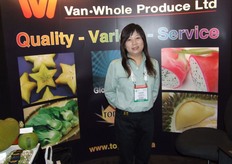 Van Whole Procuce Ltd. “With more than 400 varieties of fruits and vegetables from around the world . .” Queenie Lam Catagory Manager
