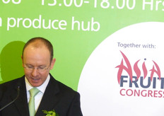 The official opening by Gérald Lamusse. (Managing Director Global Produce Events GmbH)