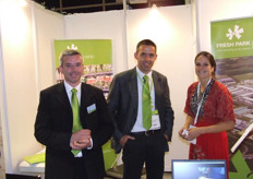 Jan Vostermans and Peter Broekmans from FreshPark Venlo The Netherlands. Accompanied by the the charming Nathali van Iterson of the company 'Yellow Express'from the Netherlands.