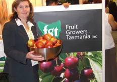 Lucy Gregg Business Development Manager of Fruit Growers Tasmania.