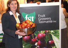 Lucy Gregg Business Development Manager of Fruit Growers Tasmania.