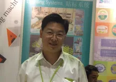 Jin Han. Representing Sinclairs International Yantai Office.
