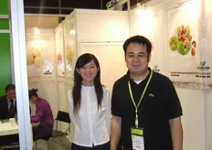 Mike Su, Managing Director of Sanlong and his Assistance.