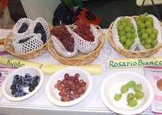 Different Japanese Grape varieties; not to compare with the regular grapes.