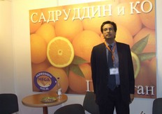 Saleem Sadruddin; Director of Sadruddin & Co. Packers and exporters of Kino and various fruit from Pakistan.