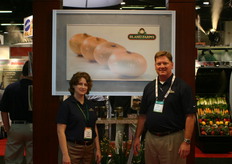 Sarah Seebran and Johnny White from Bland Farms