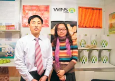 Mr. Huan Jiang, General Manager and Ms. Sunny Qin of Qingdao Wanxiang Foods