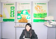 Ms. Sandy Wang, Export and Import Manager of Suzhou Tianyuan Fruits, Vegetables and Foods- China