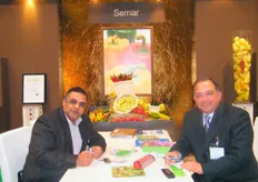 Mr. Ateh Konbar- Managing Director (right) of Semar with Mr. Mohamed Fahmy