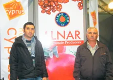Mr. Salahi Agriculture Engineer of Alnar, Cyprus with one of their growers