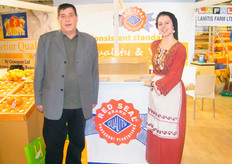 Michael Koualis, UK representative of Red Seal with Anna Maria Michailidis