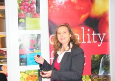 Ms. Lucy Gregg, Business Development Manager for Fruit Growers Tasmania (Australia)