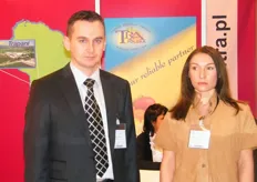 Zbigniew Nowak and Iryna Kushchova of Tra Polska, Poland