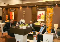 Hossam Abd El Baki - Export Manager busy at the stand