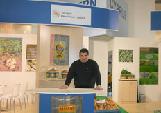 Michalis A. Savvides at his stand