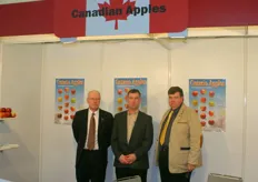 Jim Dolmer (The Bay Growers'), David Parrish (Scotian Gold) and Thomas O'Neill (The Norfolk Fruit Growers' Association)