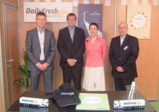 Gert Noorderink, Bernard Clercin, Sophie Reumaux and Philippe Dubourg from DailyFresh Logistics