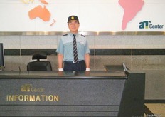 Yonm Chang Sang of aT Center information area