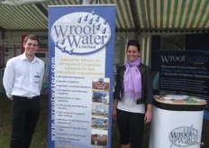 Matt Booth and Emma Hopkins from Wroot Water.